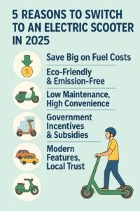 Top 5 Reasons to Switch to an Electric Scooter in 2025
